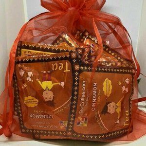 TC Tea ~Pure Ceylon Cinnamon Black Tea Pyramid Bags ~2.5 g ~40-Count in Gift Bag